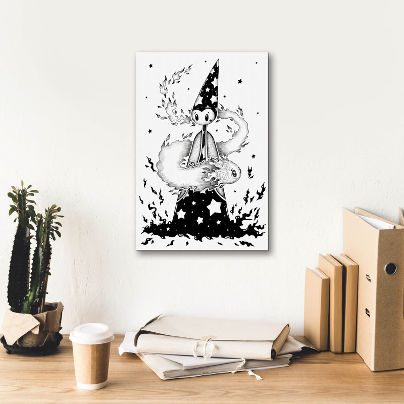 «The Wizard» par Avery Multe, H 18 po x l 12 po x P 0,75 po