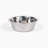 Medium Clear Elevated Feeder with Silver bowls-104619523