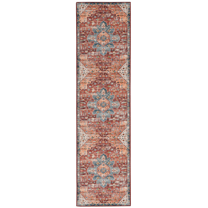 Tapis ivoire et lavable à la machine Jakobson, Tapis de couloir 2 pi x 8 pi