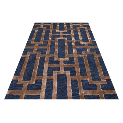 Geometric Hand Woven Area Rug