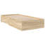 Bed Frame Sonoma Oak Engineered Wood