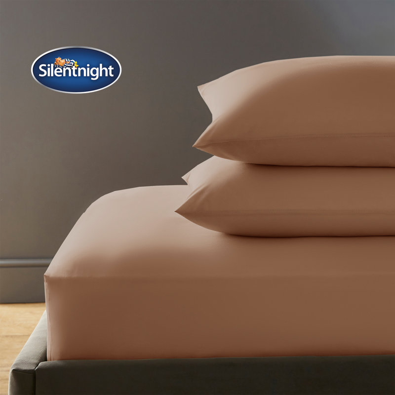 Silentnight Pure Cotton 200 TC Pillowcases, Pink