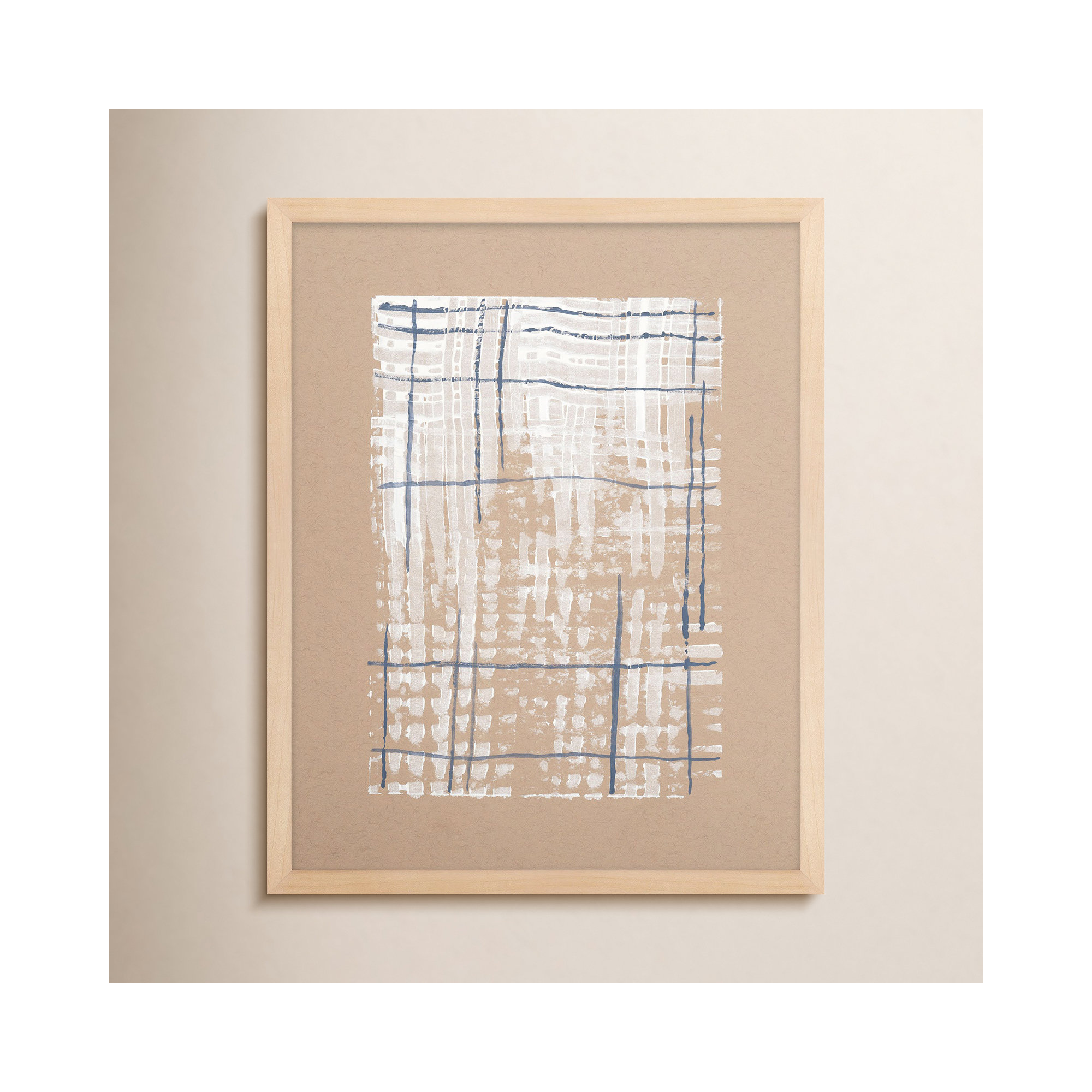 Network by Andrea Stokes, Maple Framed, 16" W x 20" H