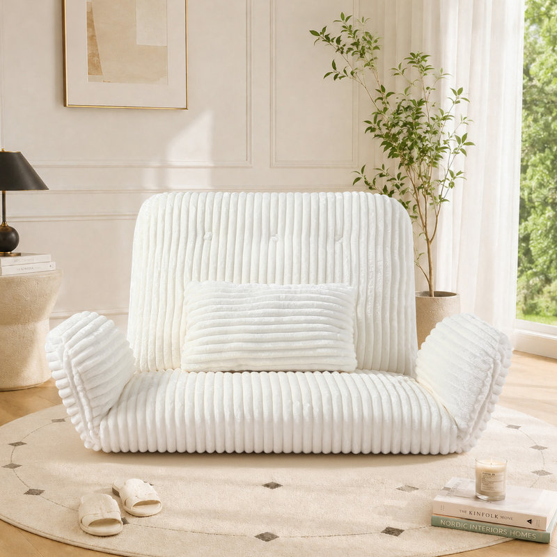 Bean Bag Chair, White
