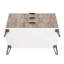 Commode en gris rustique et blanc-1309755032