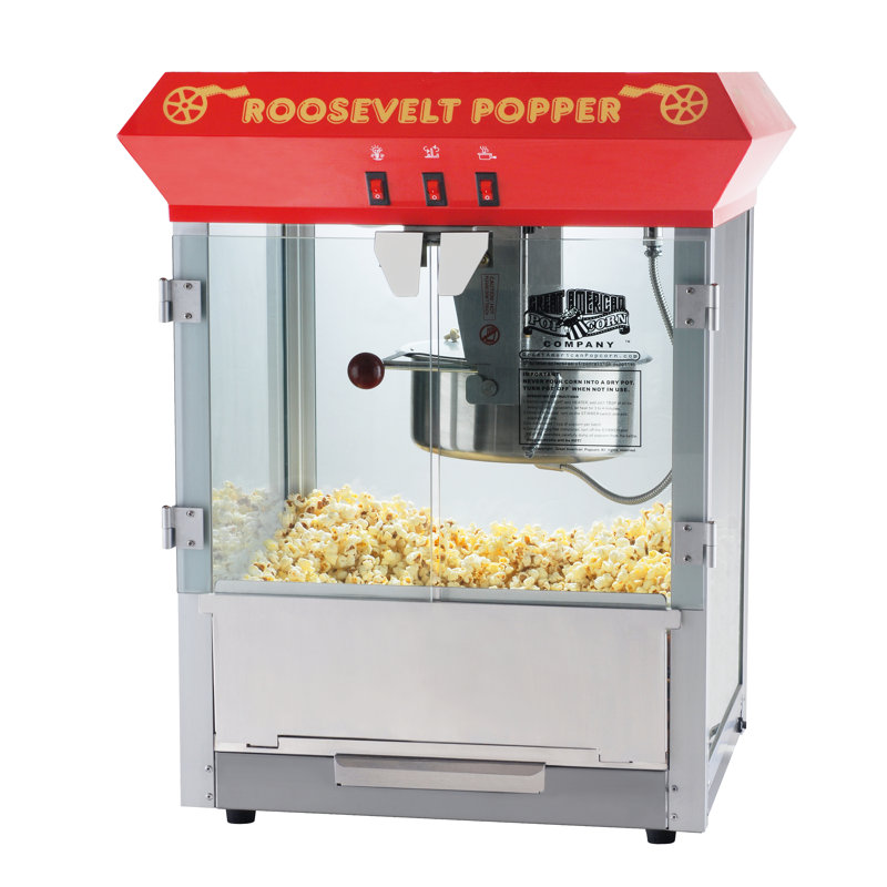 Great Northern Popcorn 8 Oz. Tabletop Popcorn Machine, Popcorn Machine Stand / Cart