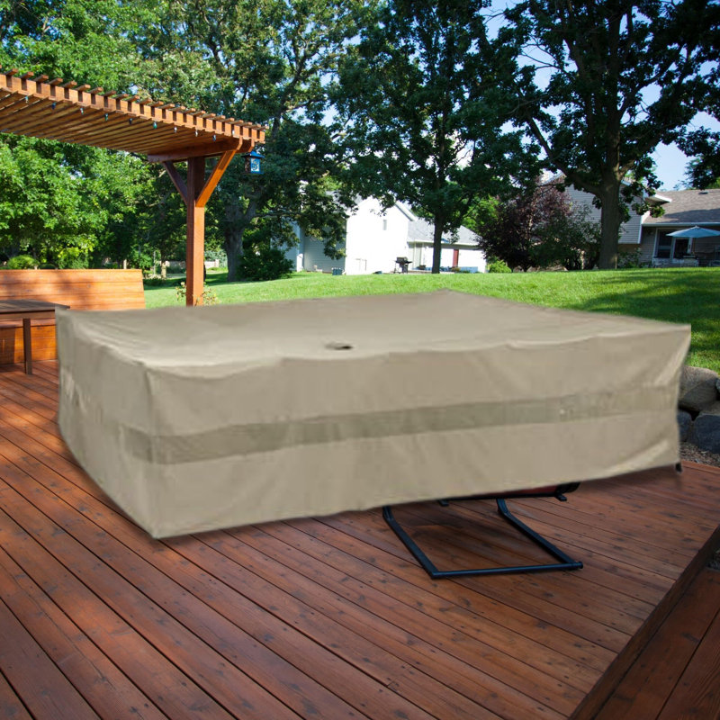 Outdoor Patio Dining Set Cover, Classic Taupe