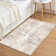 Elroy Modern Abstract Machine Washable Area Rug with Non-Slip Rubber Backing