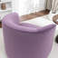 Fauteuil demi-tonneau pivotant rembourré Tybias-1288615242