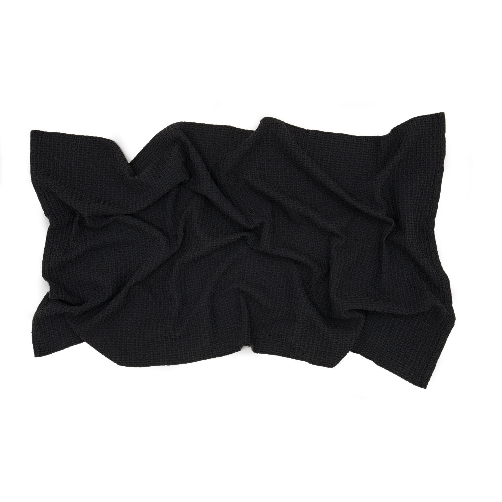 Simple 100% Cotton, Black, Hand Towel - 1 Pack