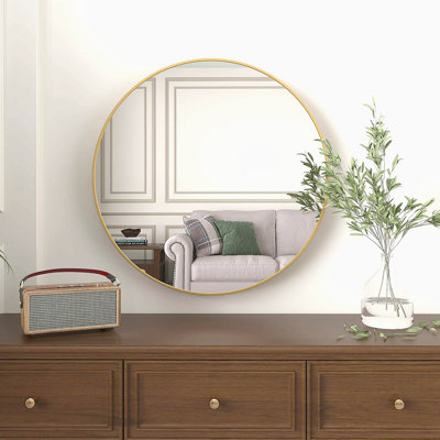 Miroir de salle de bain en métal