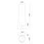 1 - Light LED Armed Sconce-64113119