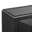 Modern Nightstands With Storage, Black Mdf Wood, Ideal For Bedroom & Living Room