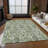 Malchow Washable Damask Indoor / Outdoor Rug-95853471