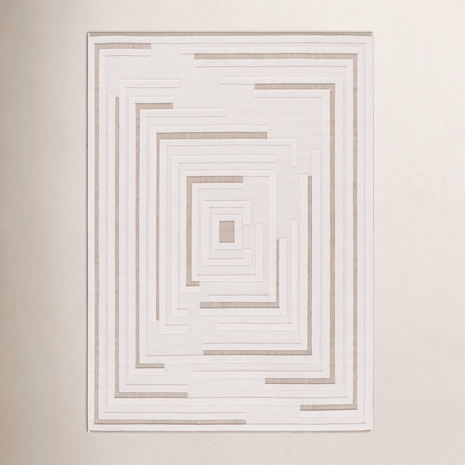 Roslyn Geometric Performance Rug, Rectangle 4' x 6'