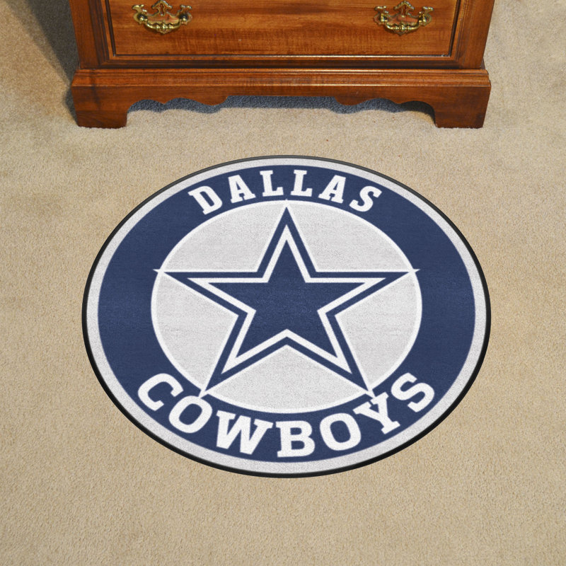 Tapis touffeté NFL, Dallas Cowboys, Rond de 2 pi 3 po