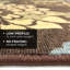House, Home and More - Ensemble de 15 tapis d'escalier antidérapants - Floraison florale - Brun classique-73564147