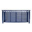 Banc en bois bleu marine pour la décoration intérieure et extérieure gracieuse-1544994987