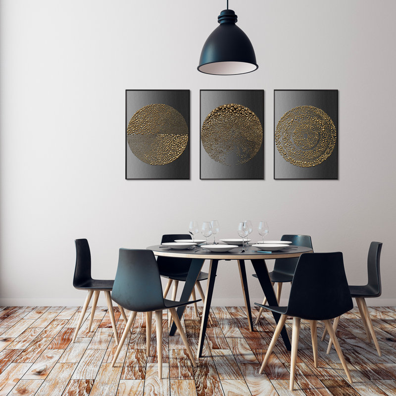 3 Piece Single Picture Frame Print Set on MDF