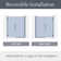 Encore 56" W x 76" H Bypass Shower Door with ClearMax™ Technology