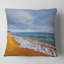 Coussin Dark Beach Under Cloudy Skies - Sea & Shore-123335533