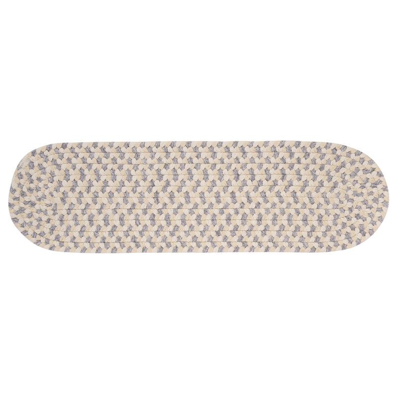 Tapis d'escalier Talamantez, Gris dévalé