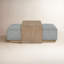 Marielle Upholstered Ottoman with Tray Table-888963714