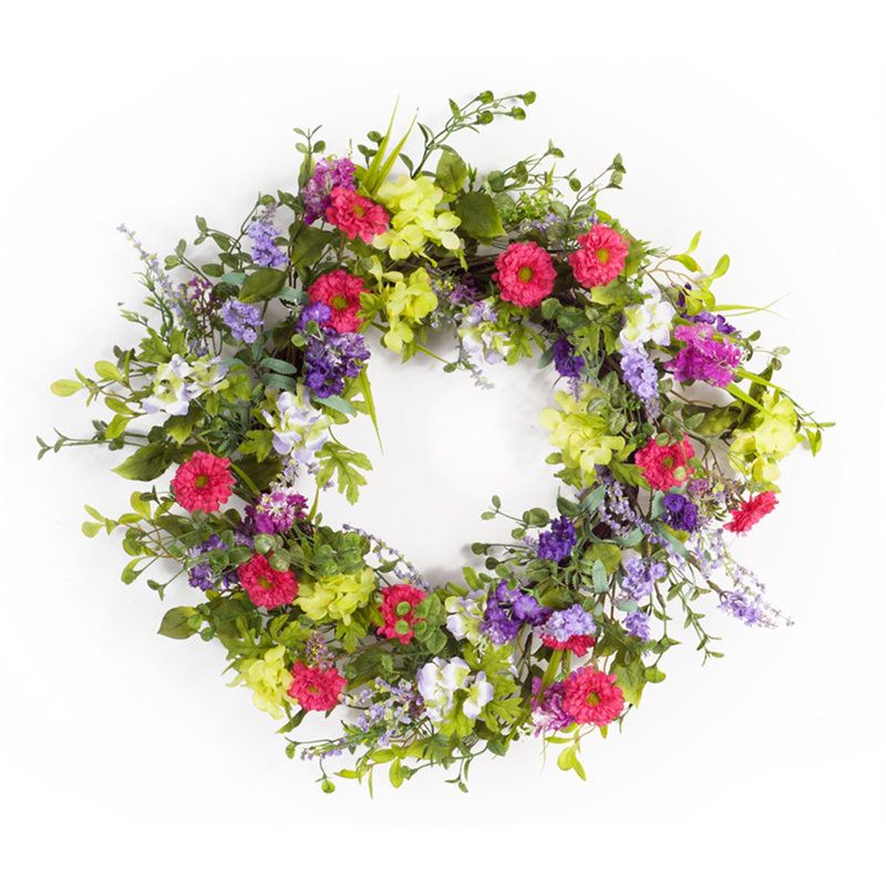Mixed Floral 24" Wreath