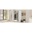 4-Door Mirror Wardrobe With Shelves-1355993117