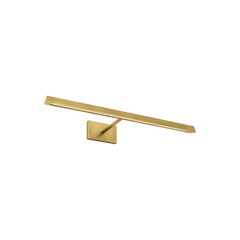 Dessau Dimmable LED Wall Mounted Picture Light, Natural Brass