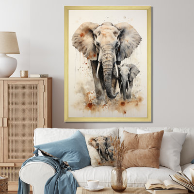 Kearstin Elephant Gentle Giants Elephants III - Éléphant, art mural