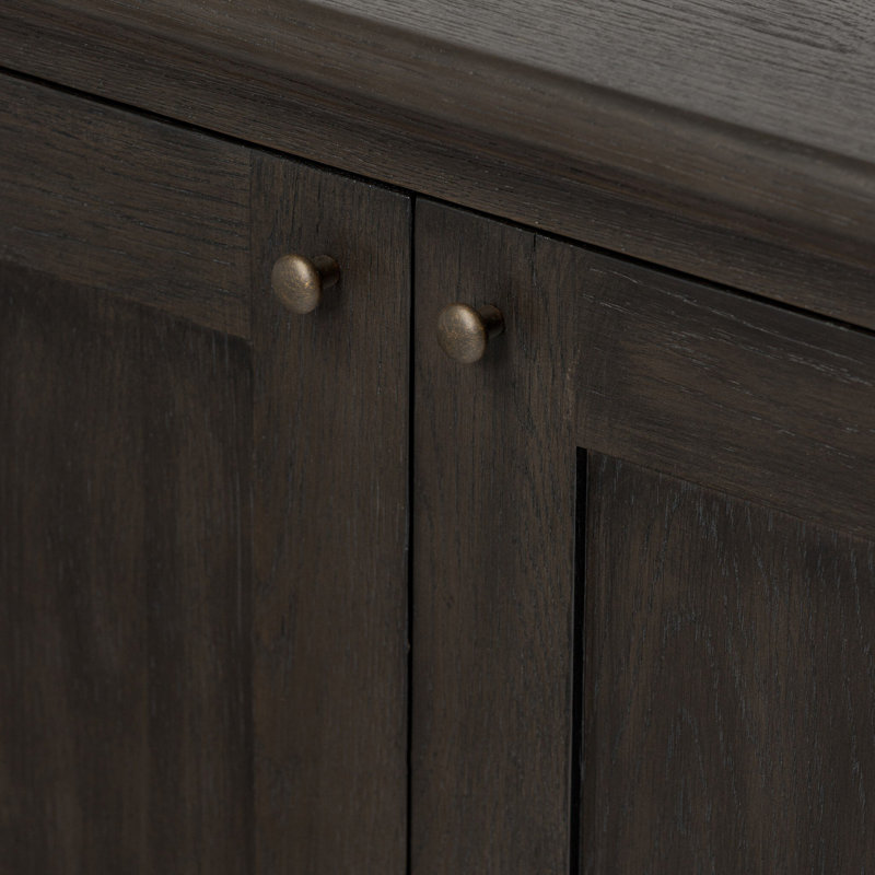 Dumont 2-Door Accent Cabinet, Black