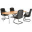 Bouton 240 cm Boat Shaped Conference Table-38355770