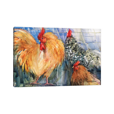 Three Crowns by Annelein Beukenkamp - Wrapped Canvas Painting