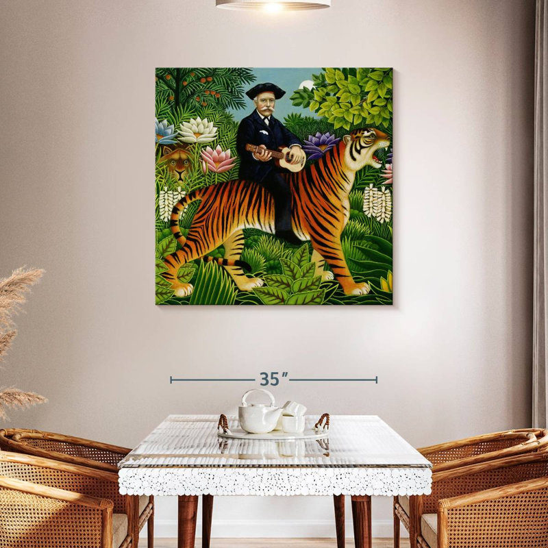 Le rêve d'Abarca Henri Rousseau, H 39 po x l 39 po