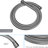 Dual Shower Head In Brushed Nickel - 10 Inch Square With Easy Cleaning, Nozzle And Handheld For A Hygienic Wall Mounted Rainfall Shower, Installation Construction-127299722