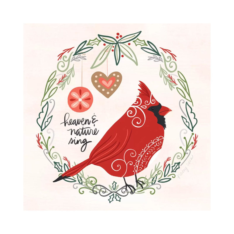 Hygge Christmas I - Print on Canvas, 45.72 cm H x 45.72 cm W x 1.91 cm D, Wrapped Canvas