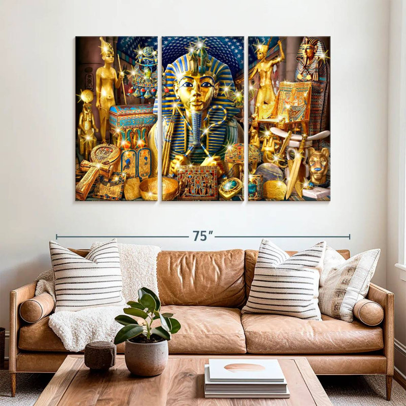 Keiri Treasures Of Egypt, 42" H x 65" W