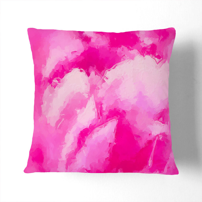 Abstract Square Cushion, 55cm H x 55cm W x 20cm D, Stone
