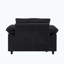 Fauteuil surdimensionné avec repose-pieds Chenille-301070760