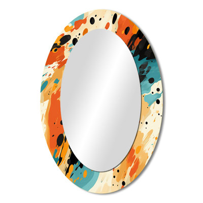 Tatawan - Multi-Color Oval Wall Mirror Decor