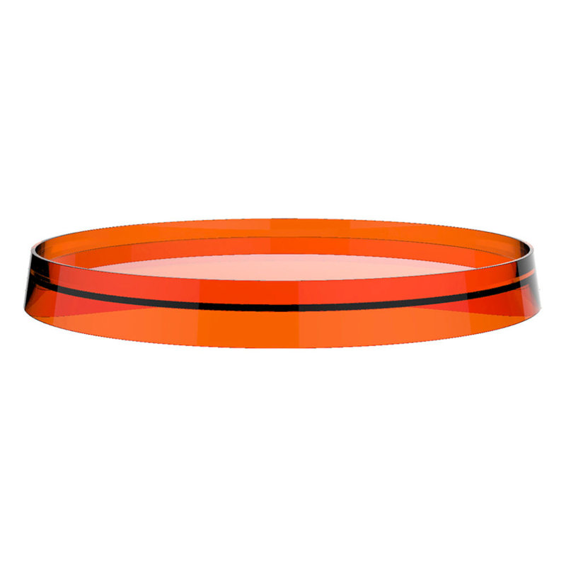Kartell Decorative Tray, Tangerine Orange