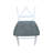 Bellmead Solid Wood Cross Back Side Chair-274613945