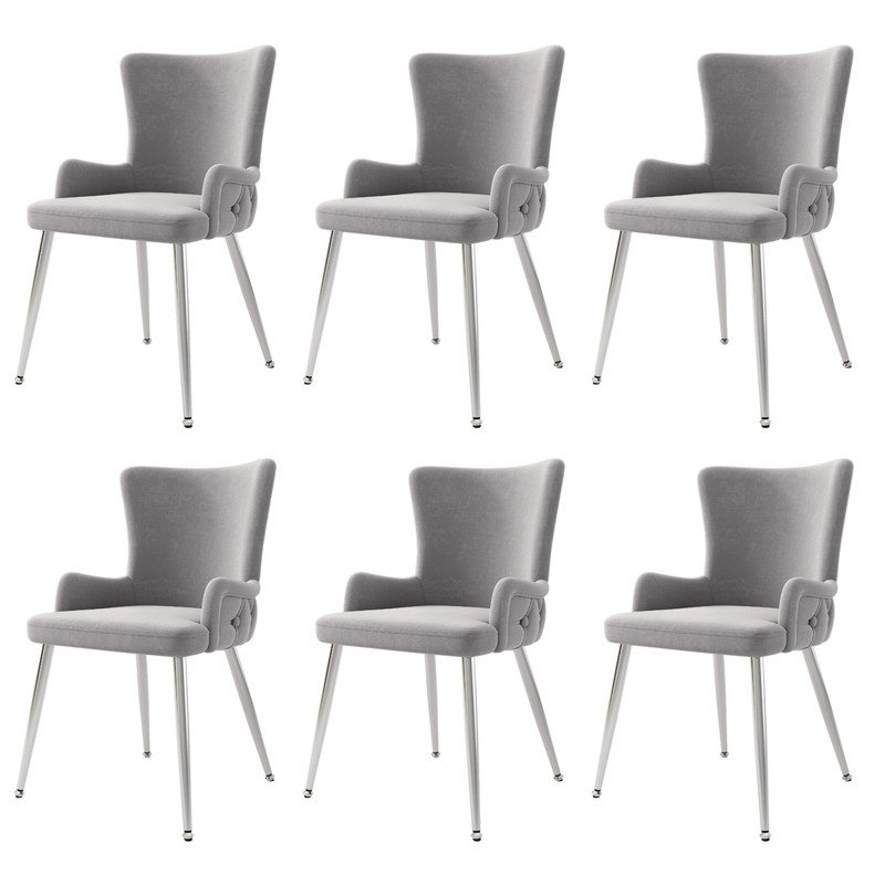 Velvet Upholstered Dining Chair
