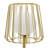 19.75"H Kahlen Open Metal Caged Shaded Table Lamp-1005750508-1005750499