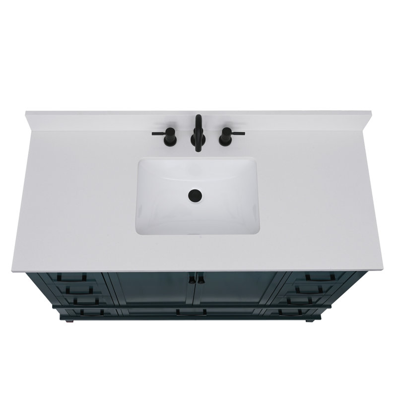 49'' W Single Vanity Top, Everest White