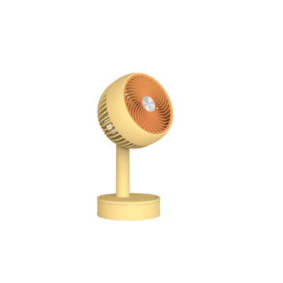 Kbndieu Summer Home Portable Usb Charging Fan Office Desk Mute Three-speed Optional  Desktop Fan Rotatable