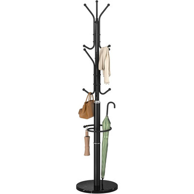 Yoobure Metal Coat Rack Freestanding With Marble Base, Coat Tree...