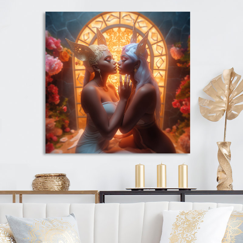 Verna - reproduction sur toile, H 16 po x l 16 po x P 1 po, Toile tendue