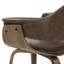 45.5cm H Polyurethane Upholstered Round Back Armchair in TUNDRA